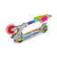 Scooter clignotant: arc-en-ciel