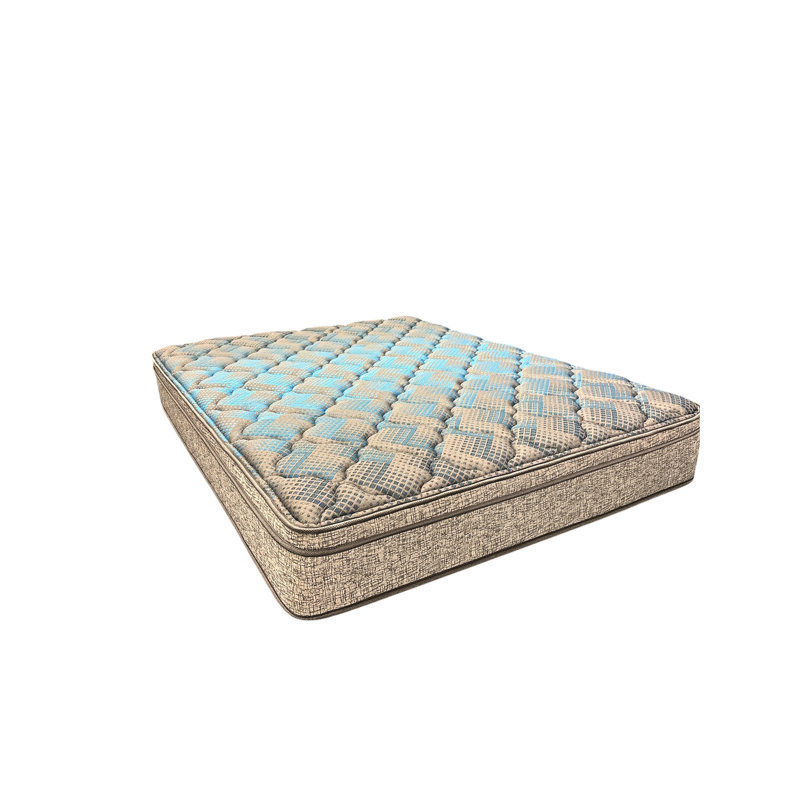 Matelas pour lit simple 10 po Xl Euro avec mousse moyenne, relief et contrôle de la température, Très grand simple
