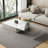 Expandable Storage Coffee Table With Transparent Glass.