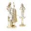 Ensemble de 2 figurines / sculptures 2 personnes Isavella