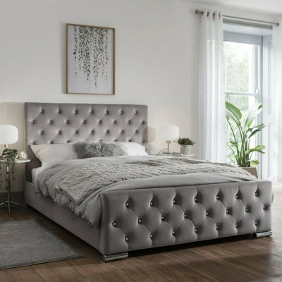 Cloninger Upholstered Velvet Bed