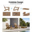 Chaises berçantes pliables en PEHD avec repose-pieds rétractable Adirondack-1829381898