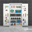 Armoire à outils rectangulaire argentée 39,3 W