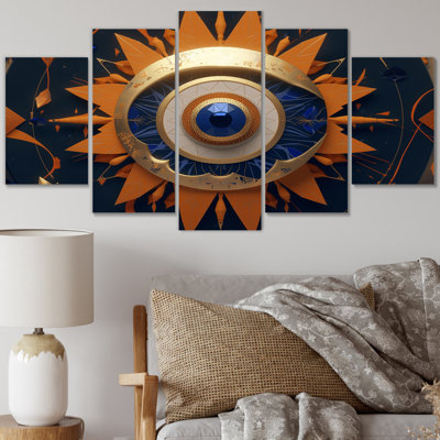 Zadie - Modern Canvas Print - 5 Panels