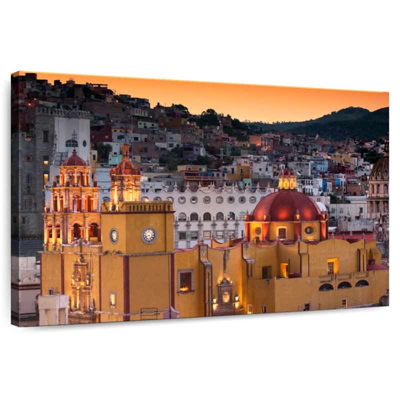 Ravi Guanajuato au coucher du soleil, H 24 po x l 36 po