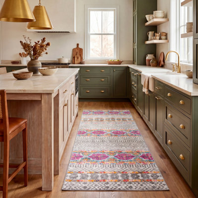 Christa Geometric Gray/Ivory Area Rug