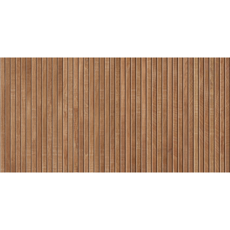 24" x 47" Porcelain Wall & Floor Tile, Nut