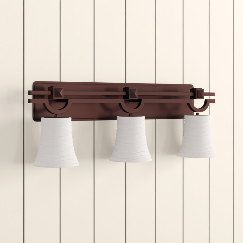 Araea 3 - Light Vanity Light, Brushed Nickel, Waves