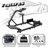 Anman Racing Game Simulator Round Tube Stand, excluding Steering Wheel Pedal Shifter Seat