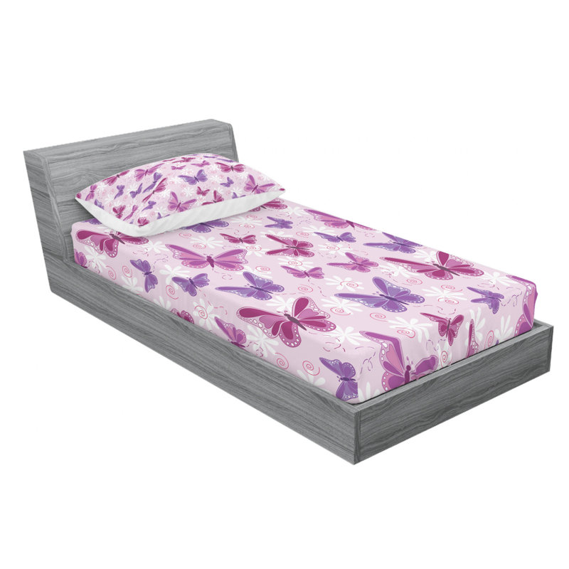 Microfiber Sheet Set, Twin XL Sheet Set with Fitted Sheet