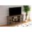 TV stand with LED light and open strage-187719537