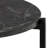 Lamoine Round Side Table in Matt Black
