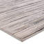 Tapis rayé tissé à la machine en gris / crème-88036867