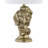 20" Gold Resin Dachshund Bust Table Lamp With Linen Shade-1663902318-1663902319