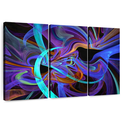 Avery Neon Vortex Abstract