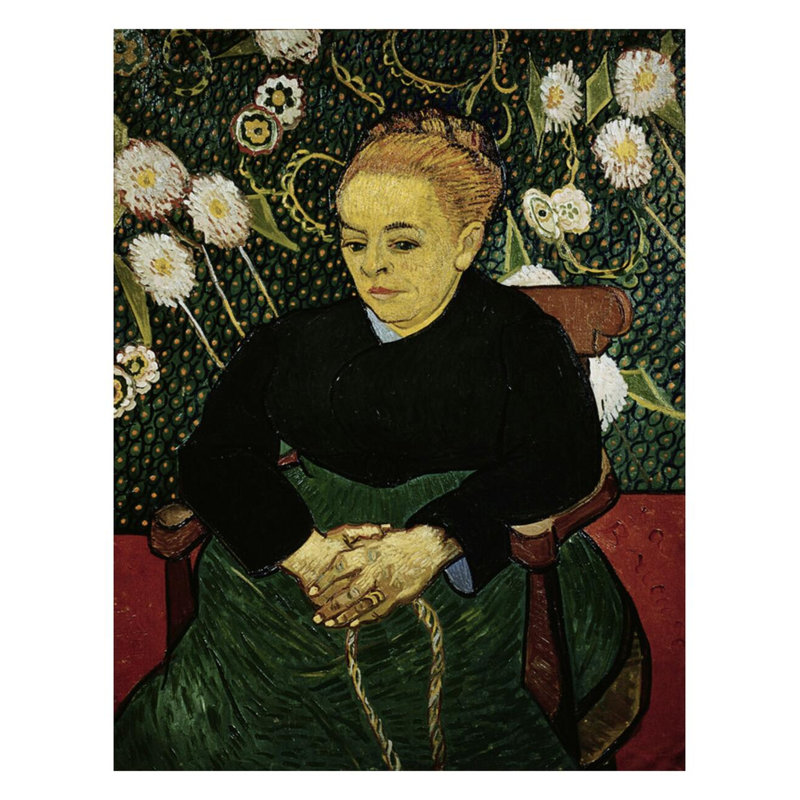 «Woman Rocking a Cradle» (Augustine Roulin) par Vincent van Gogh - Impression giclée, H 28 po x l 22 po