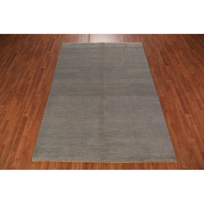 Tapis oriental moderne gris Gabbeh 5 x 8