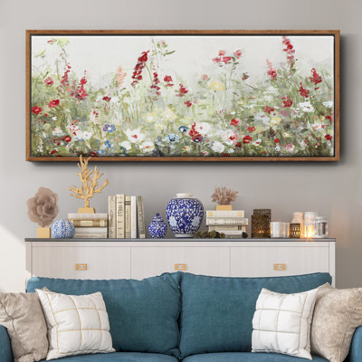 Sweet Spring Meadow - toile encadrée
