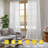 Wool-like Feel White Semi Sheer Rod Pocket Curtains (Set of 2)-1167246604