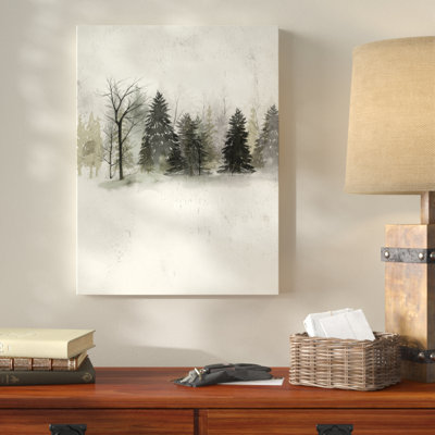 " Textured Treeline II " Painting Print