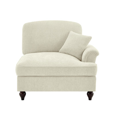 Canapé en chenille avec 1 coussin