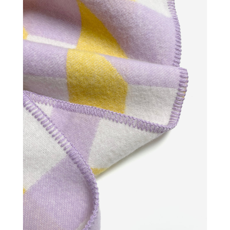 CUBICS Blanket, Yellow/Purple