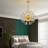 Hrithvik Modern LED Round Double-Layer Golden Crystal Chandelier, Height Adjustable