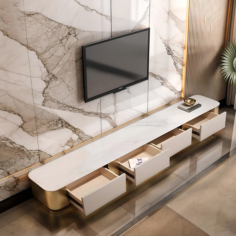 Decarri 78.74 Modern Golden Leg TV Stand