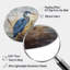 «Heron By The Watersite Watercolor I», art mural en forme de goutte d'oiseau-114330888
