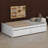 Space-Saving Platform Bed With Integrated Storage Drawers-158267148