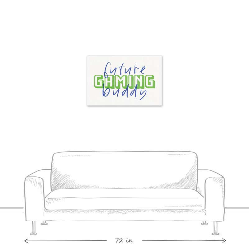Impression sur toile, "Futur Gaming Buddy", H 20 po x l 30 po