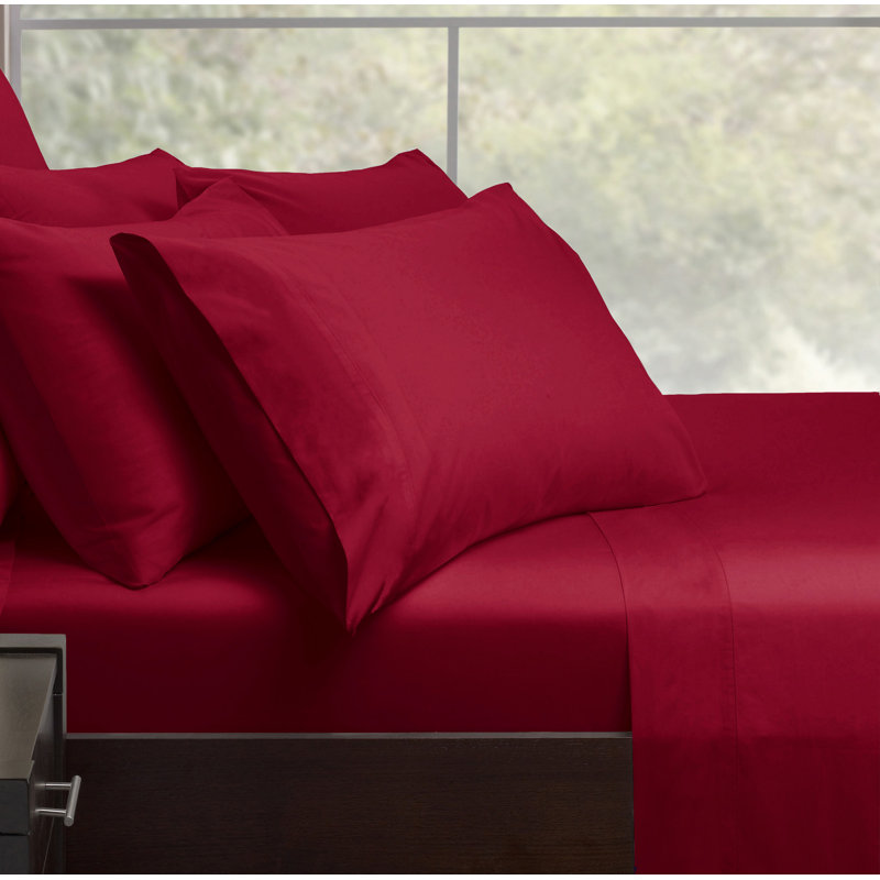 Ensemble de draps, Grand, Rouge