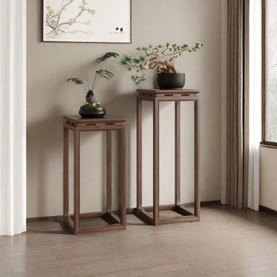 Plant Stand with Mortise - Tenon Structure