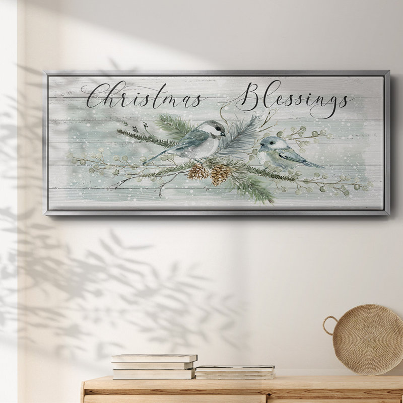Christmas Blessings- Framed Canvas