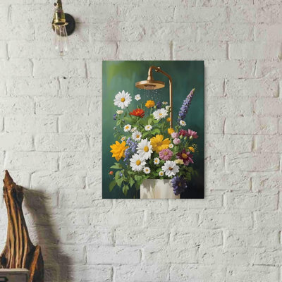 Art mural sur toile sans cadre 12 po x 16 po Wildflower