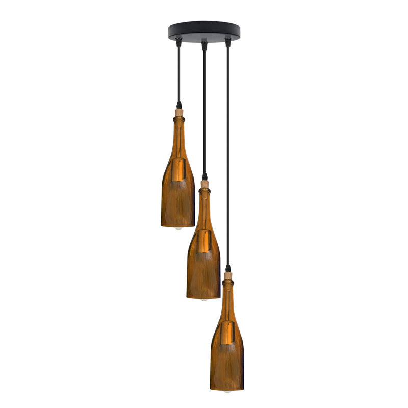Carlee 3 - Light Cluster Pendant, Yellow