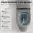 Dual-Flush Elongated One-Piece Toilet (Seat Included)