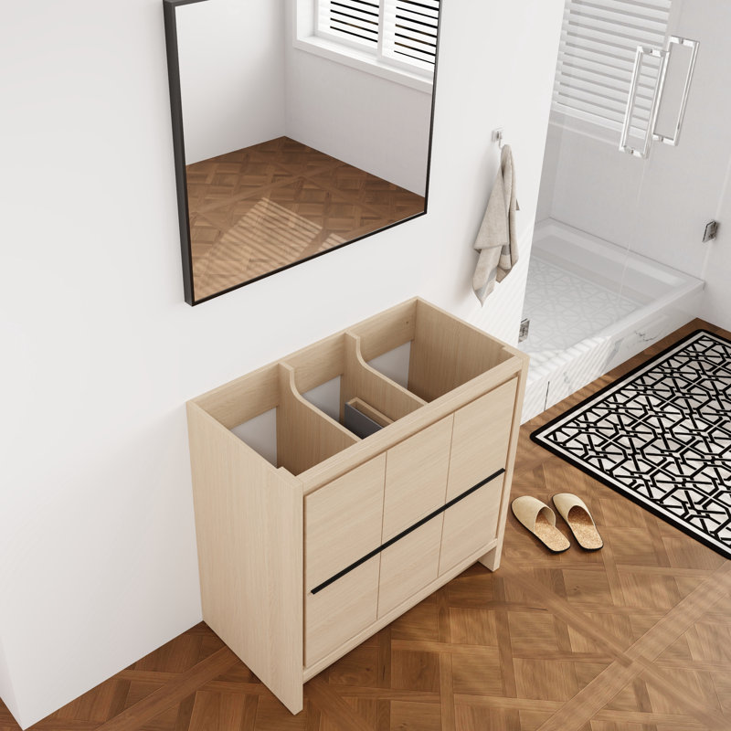 36'' Single Bathroom Vanity Base Without Top