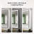 Hyosvany Matte Black Matel Framed LED Vanity Mirror with Front-lit and Back-lit, Memory Function, 3 Color Temperatures, Dimmable Light & Anti-fog Tempered Glass Mirror-285721152