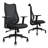 Kumpe Mesh Office Chair – Leather Seat, Adjustable Lumbar Support, Swivel with Wheels, Conference Room Ergonomic Design-1941034036-1941034039