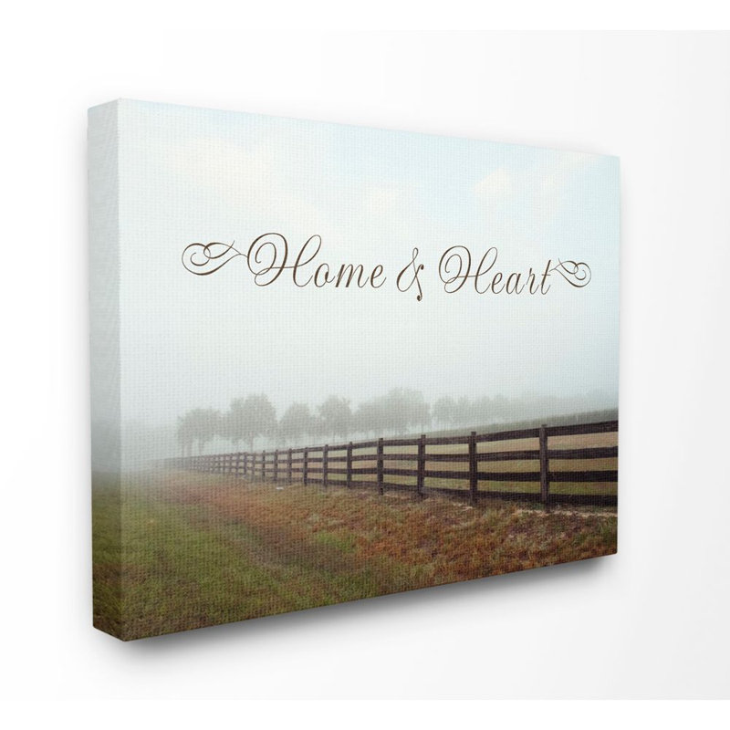«Home and Heart», photographie, Toile tendue, H 16 po x l 20 po x P 1,5 po