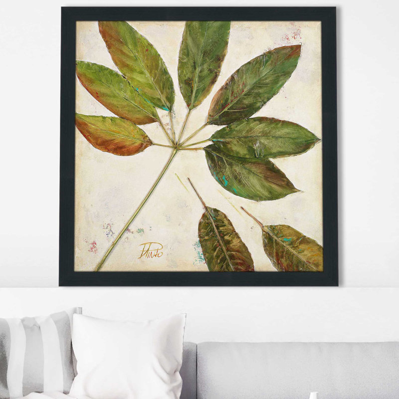 Organic III par Patricia Pinto - Peinture, Cadre espresso, H 37,5 po x l 37,5 po x P 1 po