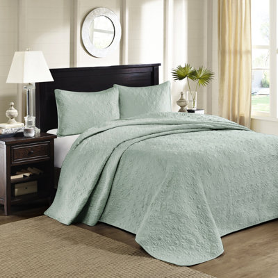 Lit matelassé réversible très grand / très grand - Coton prélavé pour un moment de repos paisible, matelassé, 2 taies décoratives assorties en coton confortable, élégant inclus et deux look complet