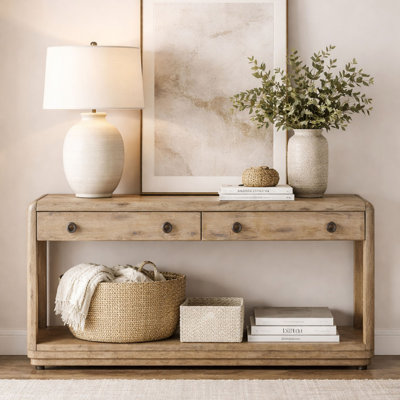 Console English Knotty Oak