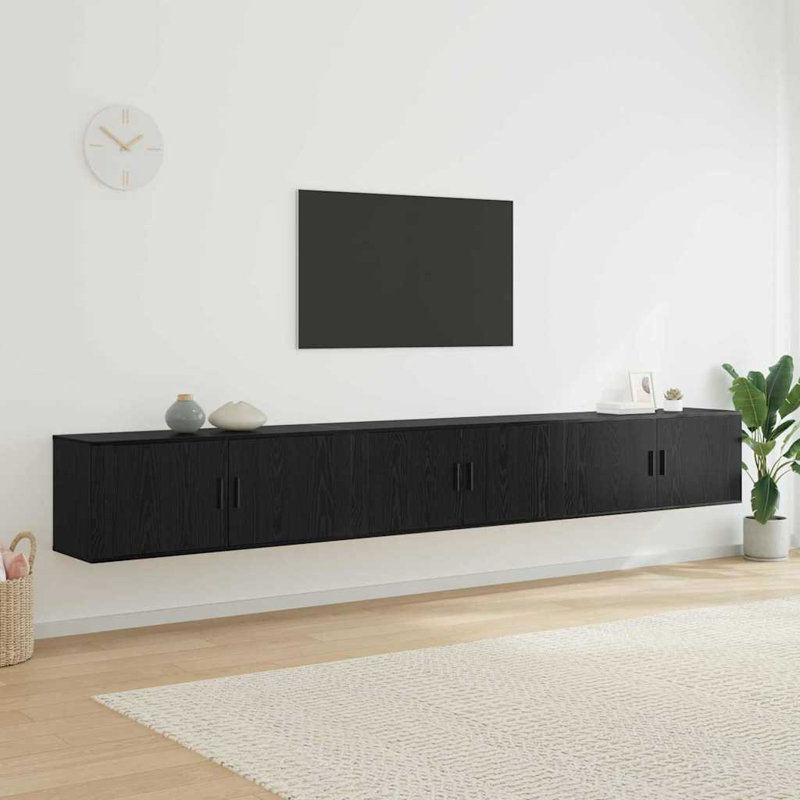 TV Stand for TVs up to 43", Black Oak