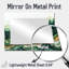 Winter Forest Landscape With Emerald River I - Miroir mural décoratif paysages - imprimé sur métal-400321896