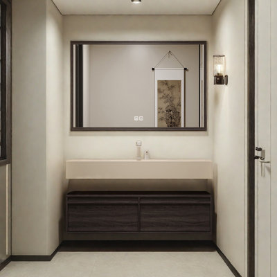 Retro high-end and simple bathroom cabinet