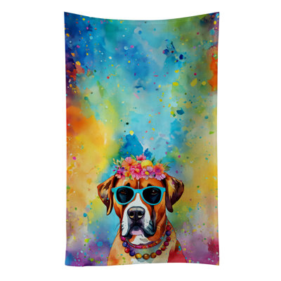 Serviette de cuisine Boxer Hippie Dawg