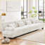 Canapé modulaire capitonné en chenille pour salon-142689250-142689262