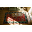Tapis corail / saumon rose en laine à motif floral noué à la main des années 1920